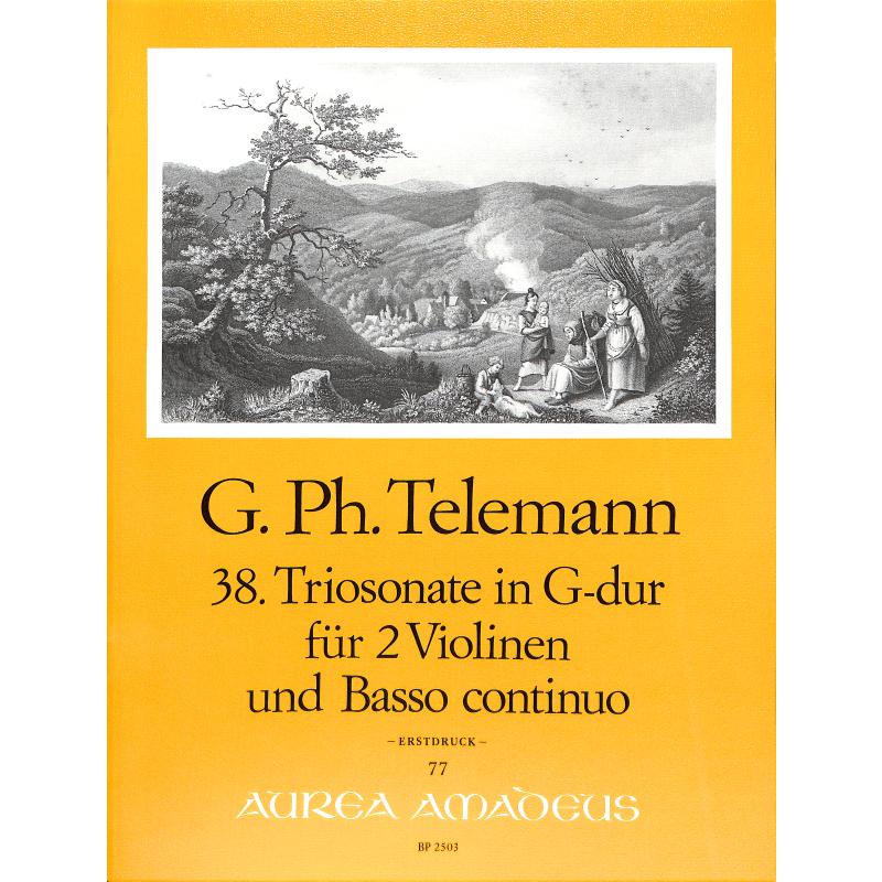 Titelbild für BP 2503 - TRIOSONATE 38 G-DUR