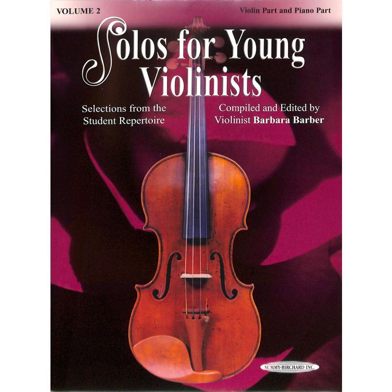 Titelbild für SBM 0989 - Solos for young violinists 2