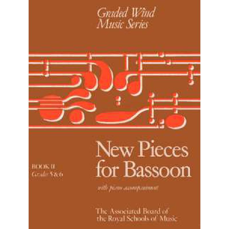 Titelbild für 978-1-85472-153-2 - New pieces for bassoon 2