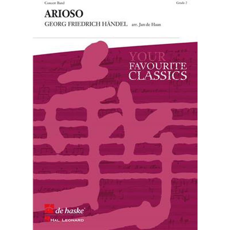 Titelbild für HASKE 1002058 - ARIOSO (BWV 156)