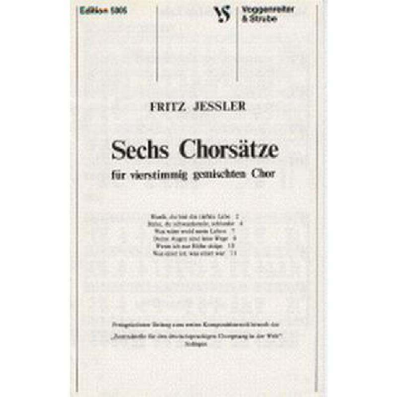 Titelbild für VS 5005 - 6 CHORSAETZE