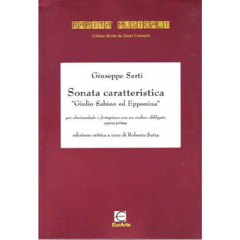 Titelbild für EAP 0222 - SONATA CARATTERISTICA (GIULIO SABINO ED EPPONINA)