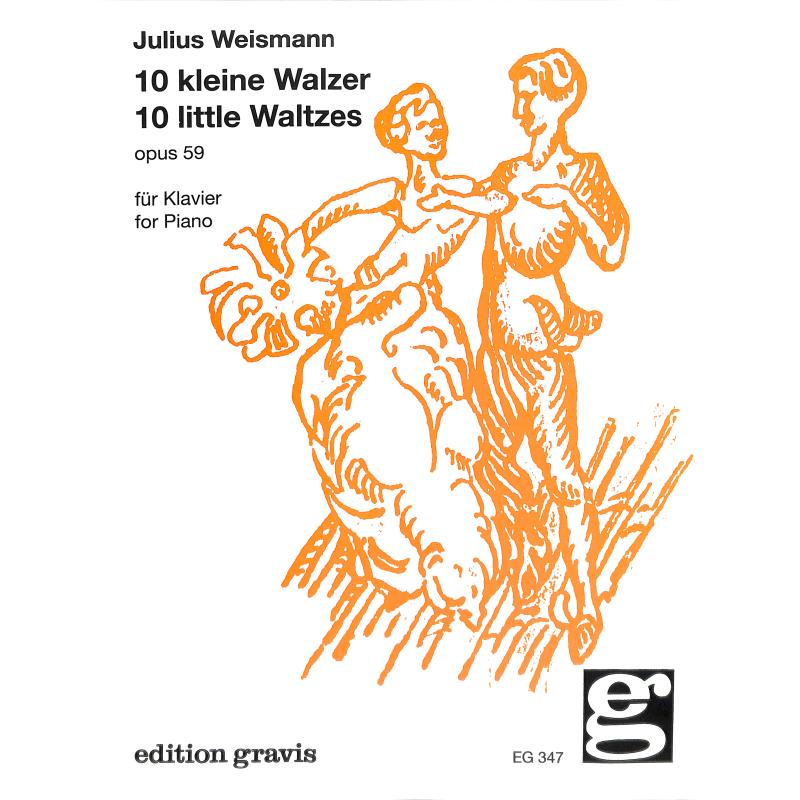 Titelbild für EG 347 - 10 KLEINE WALZER OP 59