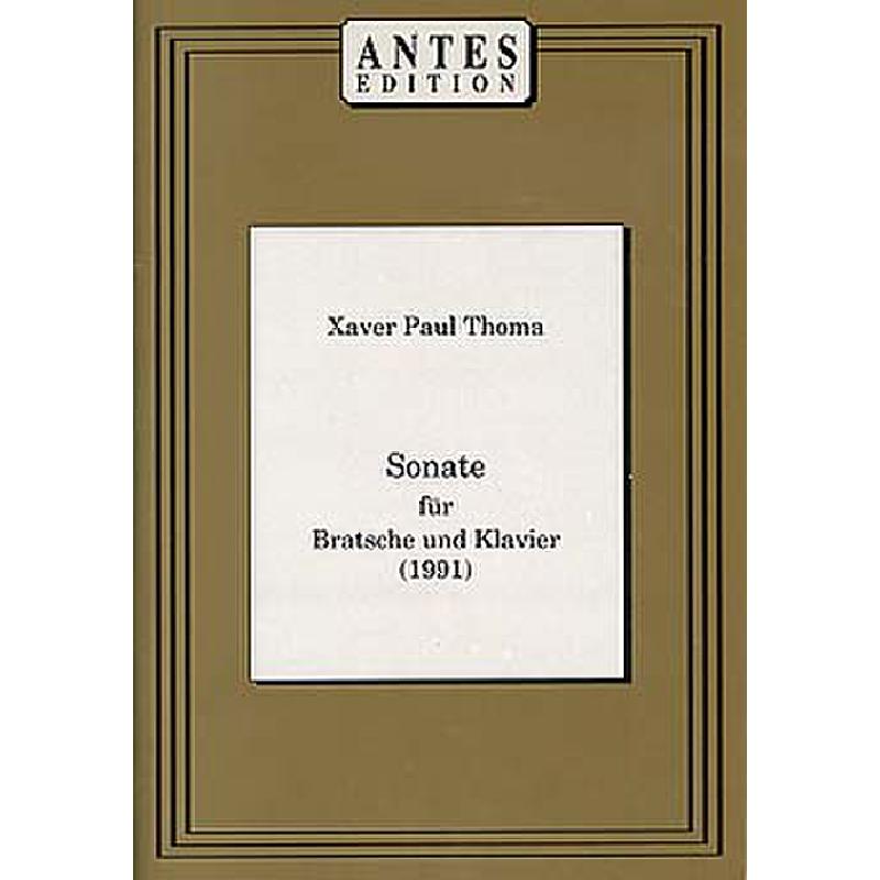 Titelbild für ANTES 0213-0 - SONATE (1991)