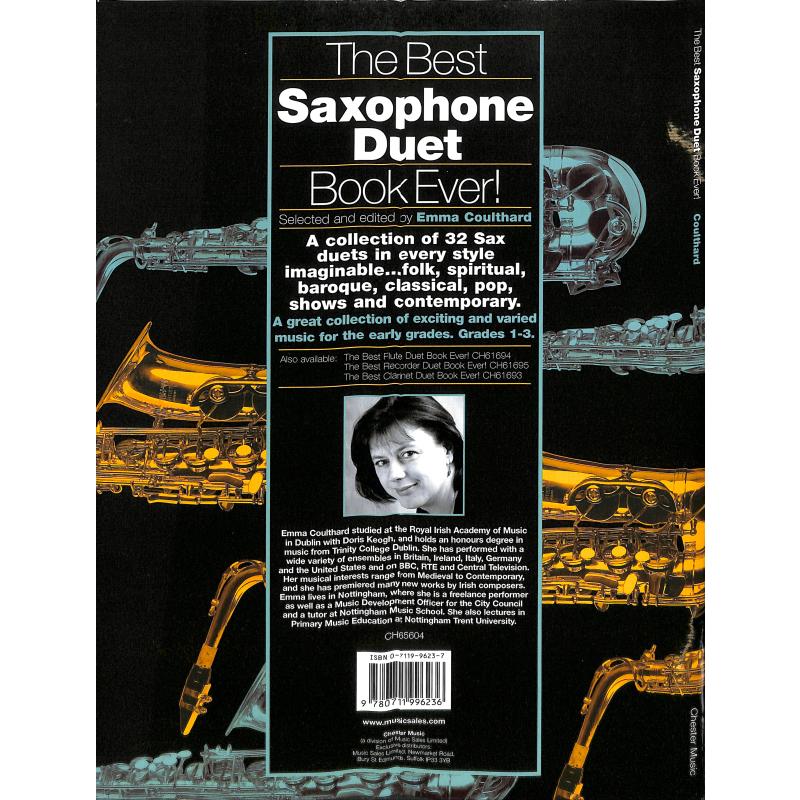 Notenbild für CH 65604 - BEST SAXOPHONE DUET BOOK EVER