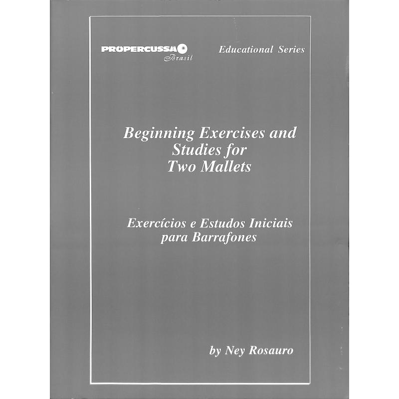 Titelbild für BRANDT 043-061 - BEGINNING EXERCISES + STUDIES FOR TWO MALLETS
