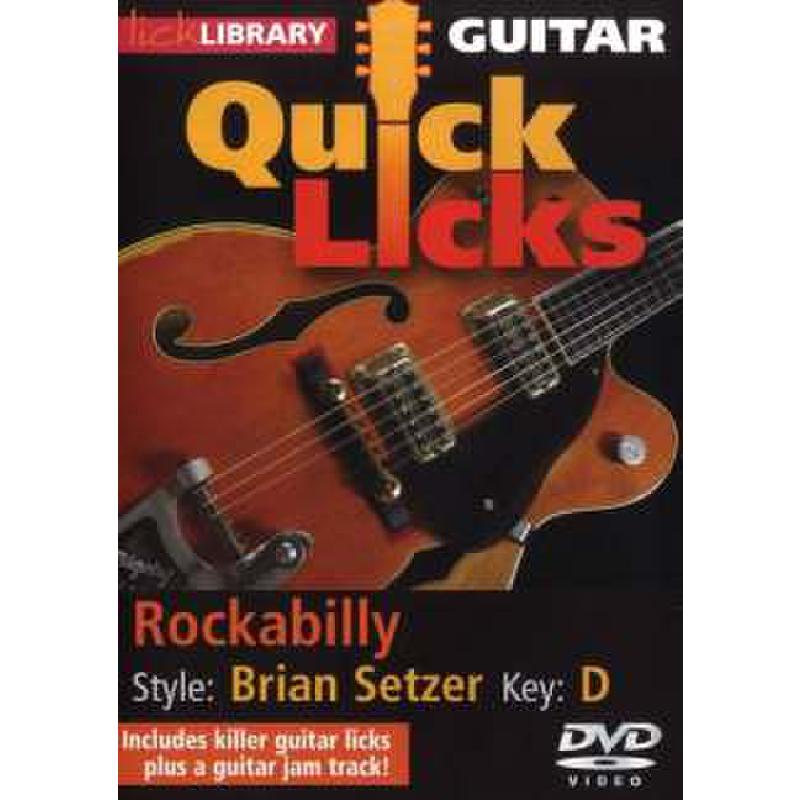 Titelbild für RDR 0275 - GUITAR QUICK LICKS - ROCKABILLY