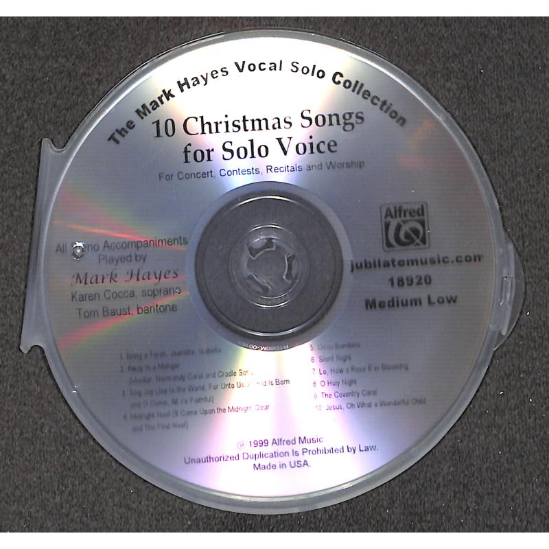 Titelbild für ALF 18920 - 10 CHRISTMAS SONGS 2 - MEDIUM H
