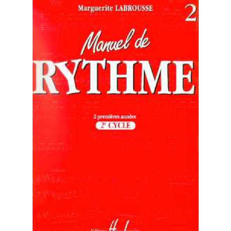 Titelbild für LEMOINE 26880 - MANUEL DE RYTHME POUR LES 2 PREMIERES ANNES DU 2E CYCLE