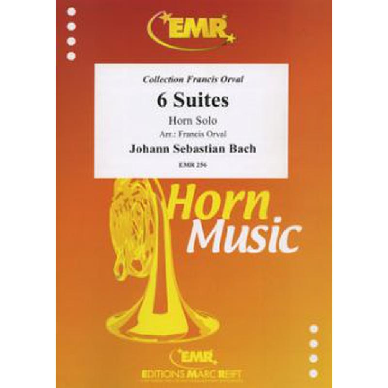Titelbild für EMR 256 - 6 SUITEN BWV 1007-1012 (VC)