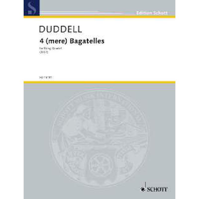 Titelbild für ED 13181 - 4 (MERE) BAGATELLES