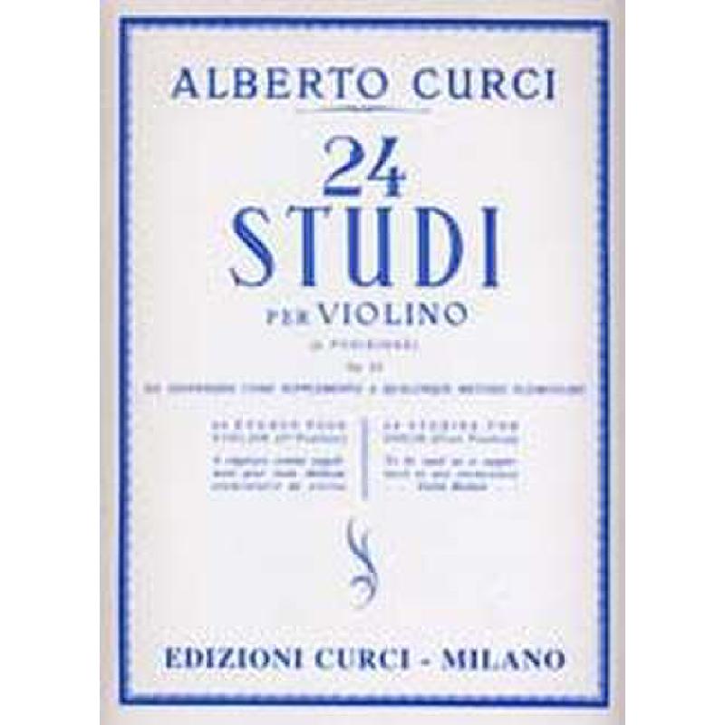Titelbild für CURCI 4311 - 24 STUDI OP 23