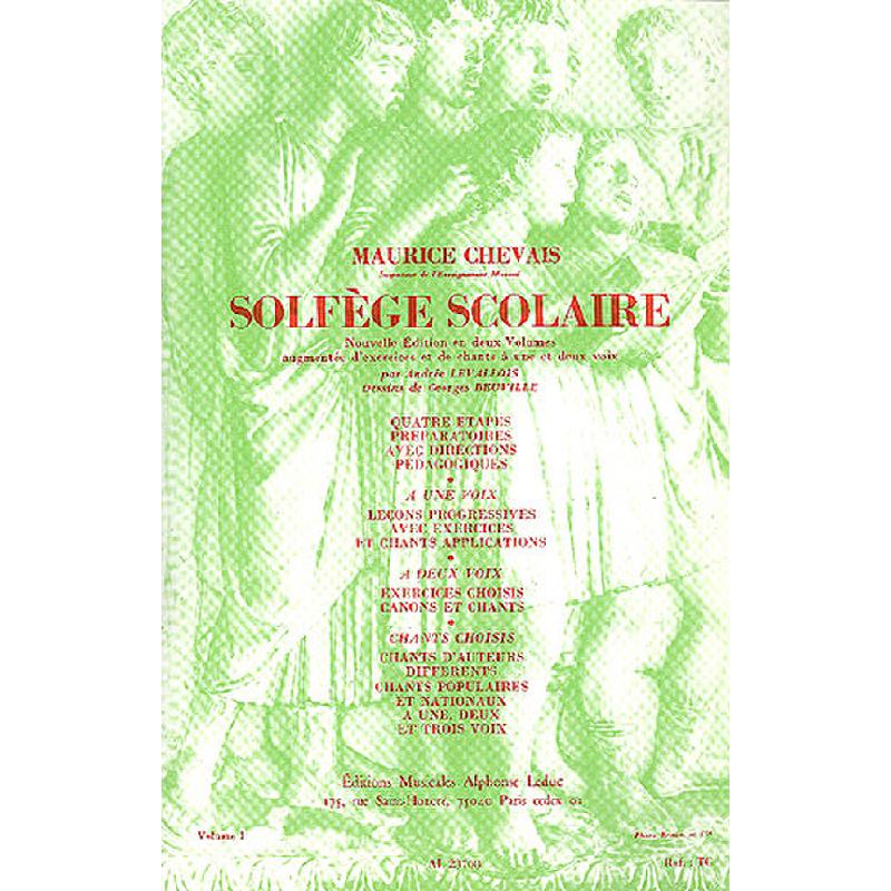 Notenbild für AL 23708 - SOLFEGE SCOLAIRE 1