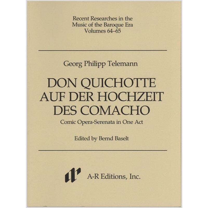 Titelbild für AREDITION -B064-65 - Don Quichotte auf der Hochzeit des Comacho