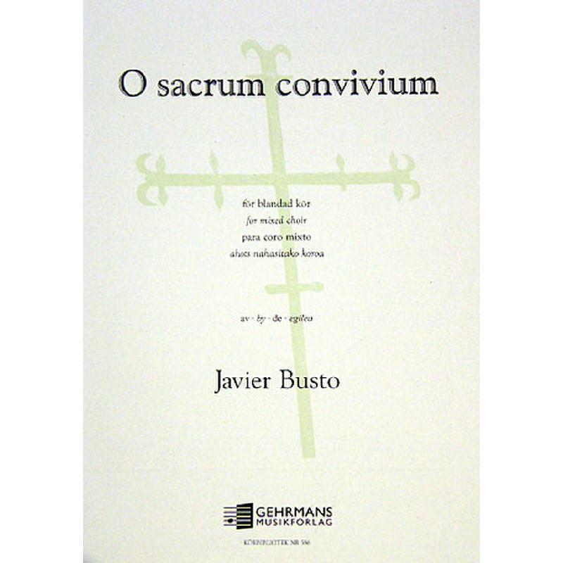 Titelbild für GEHRMAN 586 - O SACRUM CONVIVIUM