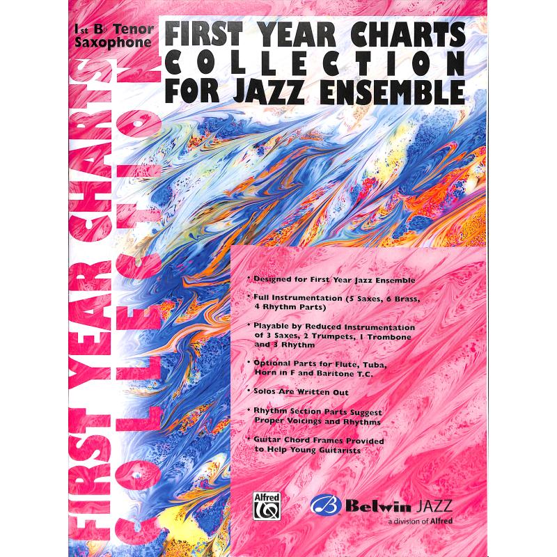 Titelbild für SBM 1004 - FIRST YEAR CHARTS COLLECTION FOR JAZZ ENSEMBLE