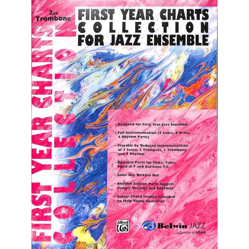 Titelbild für SBM 1011 - FIRST YEAR CHARTS COLLECTION FOR JAZZ ENSEMBLE