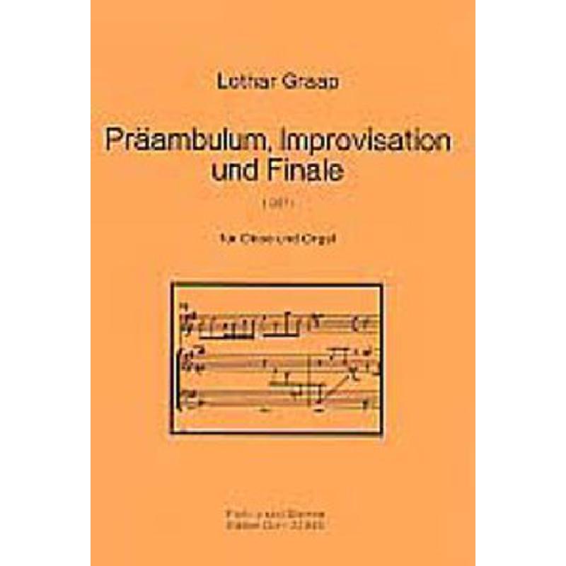 Titelbild für DOHR 22948 - PRAEAMBULUM IMPROVISATION + FINALE