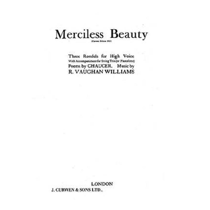 Titelbild für CURWEN 12953 - MERCILESS BEAUTY - 3 RONDELS