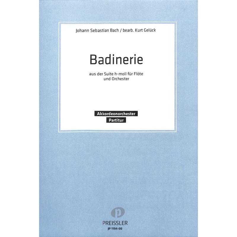 Titelbild für JP 1194-00 - BADINERIE (ORCHESTERSUITE 2 H-MOLL BWV 1067)