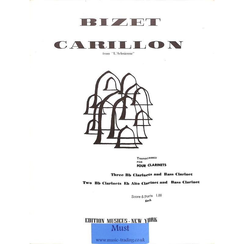 Titelbild für MUSICUS 1 - CARILLON (L'ARLESIENNE)