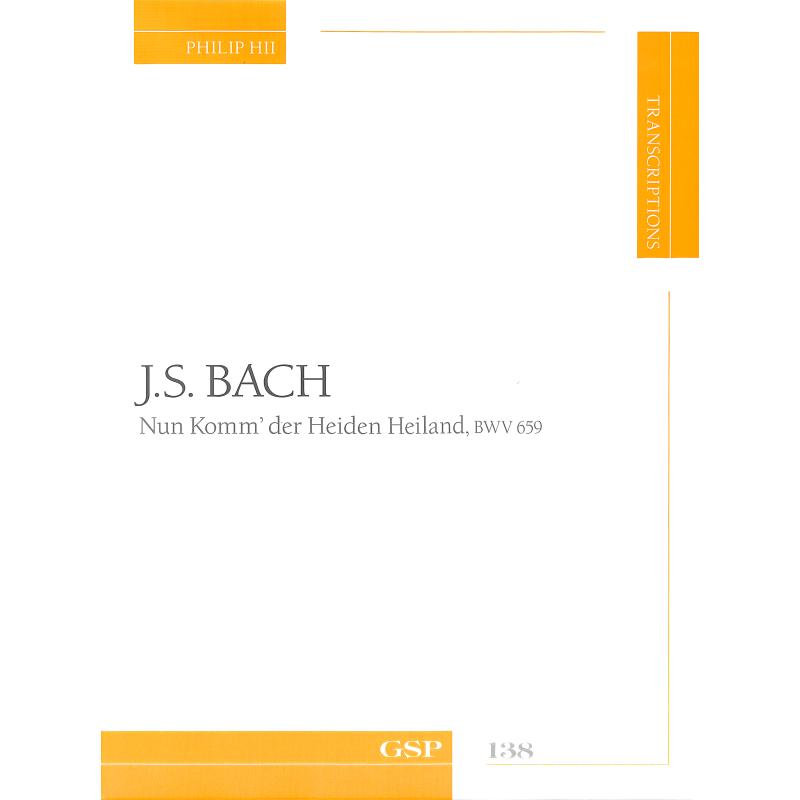 Titelbild für GSP 138 - NUN KOMM' DER HEIDEN HEILAND BWV 659
