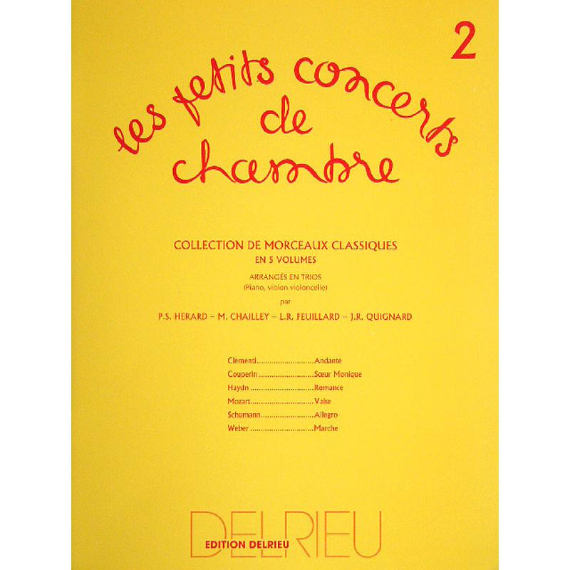 Titelbild für DELRIEU 310 - LES PETITS CONCERTS DE CHAMBRE 2