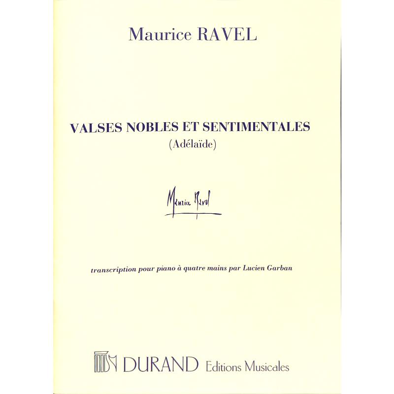 Titelbild für DR 9549 - Valses nobles et sentimentales (Adelaide)