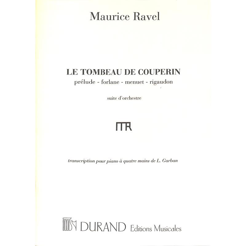 Titelbild für DR 9810 - Le tombeau de couperin