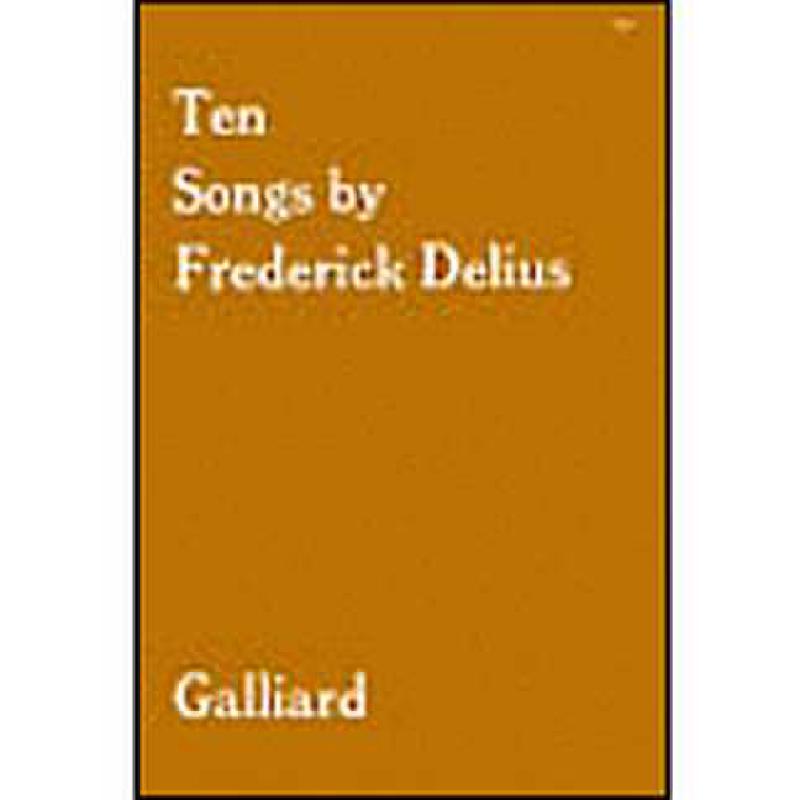 Titelbild für STAINER -B161 - 10 SONGS BY FREDERICK DELIUS