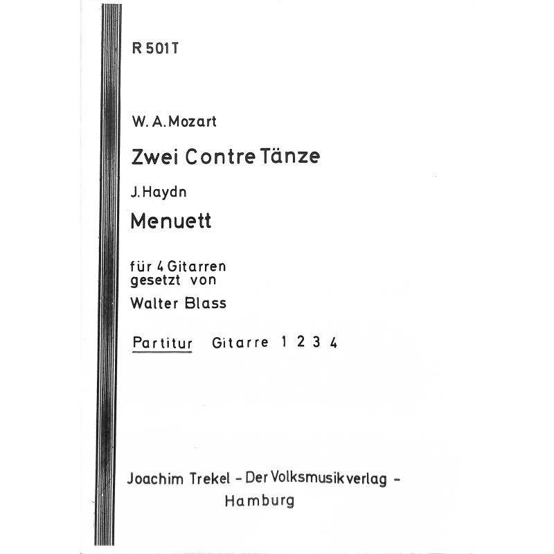 Titelbild für TREKEL -T501-P - 2 Contretänze + Menuett