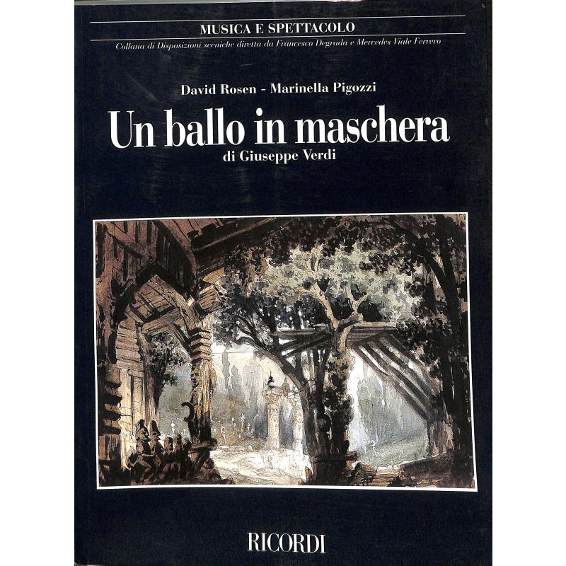 Titelbild für NR 134749 - UN BALLO IN MASCHERA DI GIUSEPPE VERDI