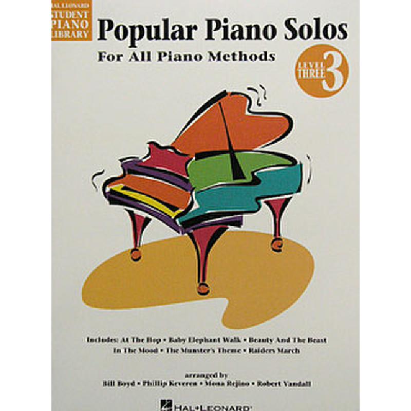 Titelbild für HL 296033 - POPULAR PIANO SOLOS 3