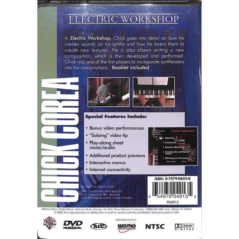 Notenbild für DVD 904913 - ELECTRIC WORKSHOP