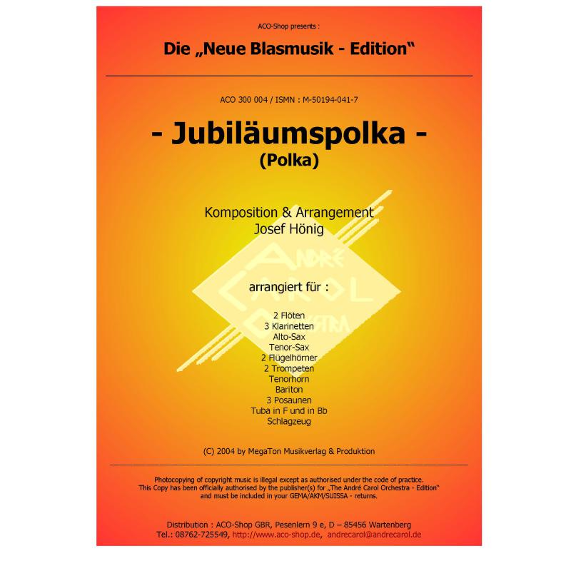 Titelbild für ACO 300004 - JUBILAEUMSPOLKA