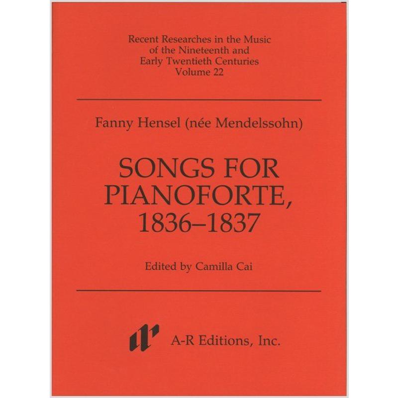 Titelbild für AREDITION -N022 - Songs for pianoforte 1836-1837