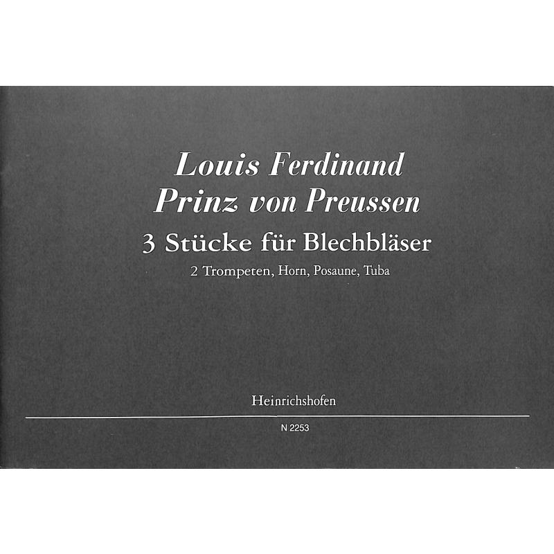 Titelbild für N 2253 - 3 STUECKE FUER BLECHBLAESER