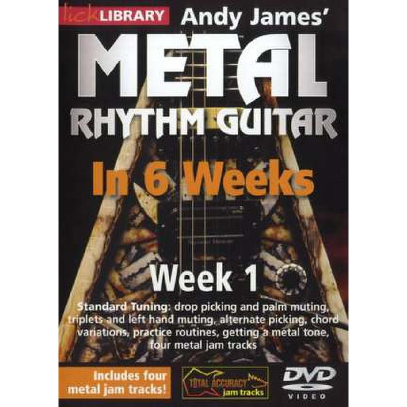 Titelbild für RDR 0351 - METAL RHYTHM GUITAR IN 6 WEEKS - WEEK 1