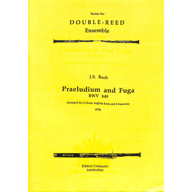 Titelbild für COMP 504 - Präludium + Fuge BWV 849