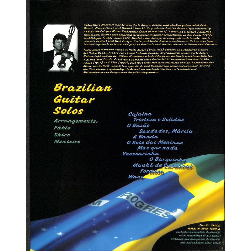 Notenbild für TONOS 13000 - BRAZILIAN GUITAR SOLOS