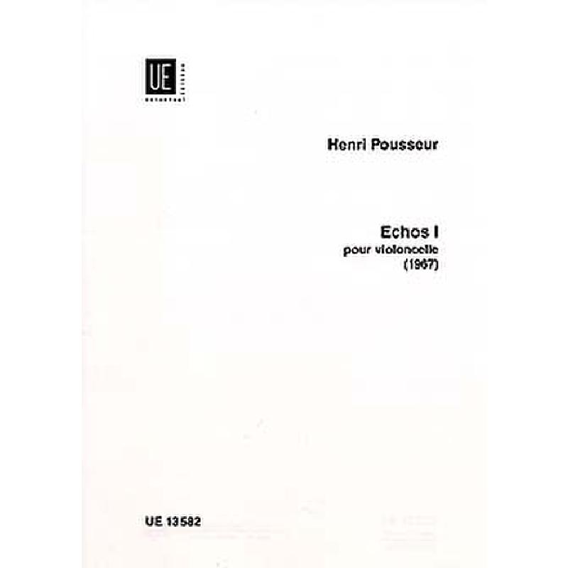 Titelbild für UE 13582 - ECHOS 1