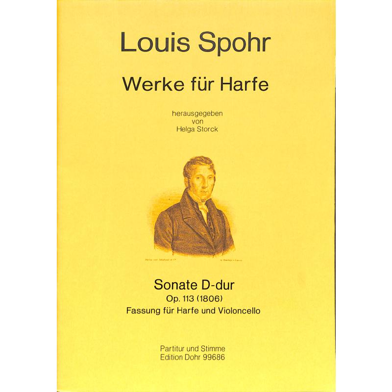 Titelbild für DOHR 99686 - SONATE D-DUR OP 113