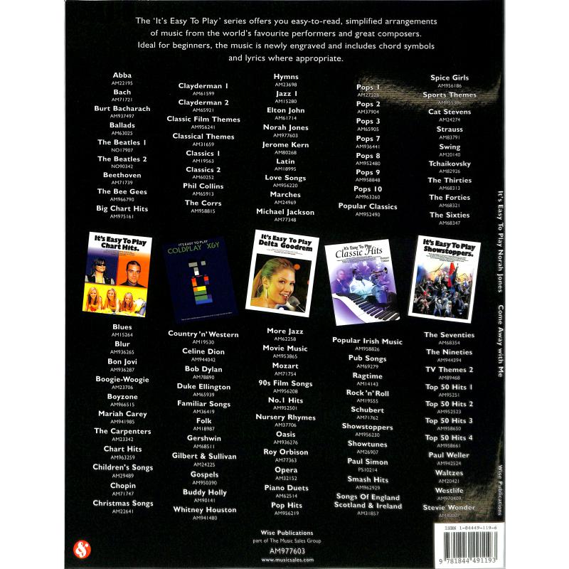 Notenbild für MSAM 977603 - IT'S EASY TO PLAY