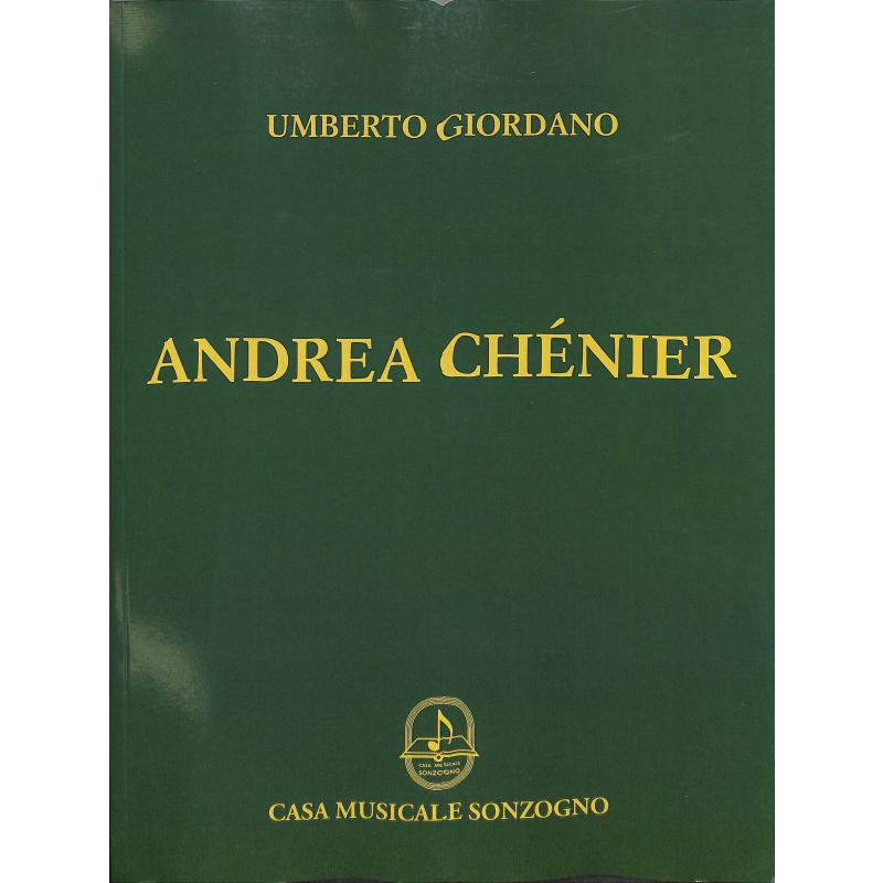 Titelbild für SONZOGNO 934 - ANDREA CHENIER