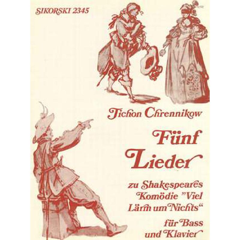 Titelbild für SIK 2345 - 5 LIEDER ZU SHAKESPEARE KOMOEDIE