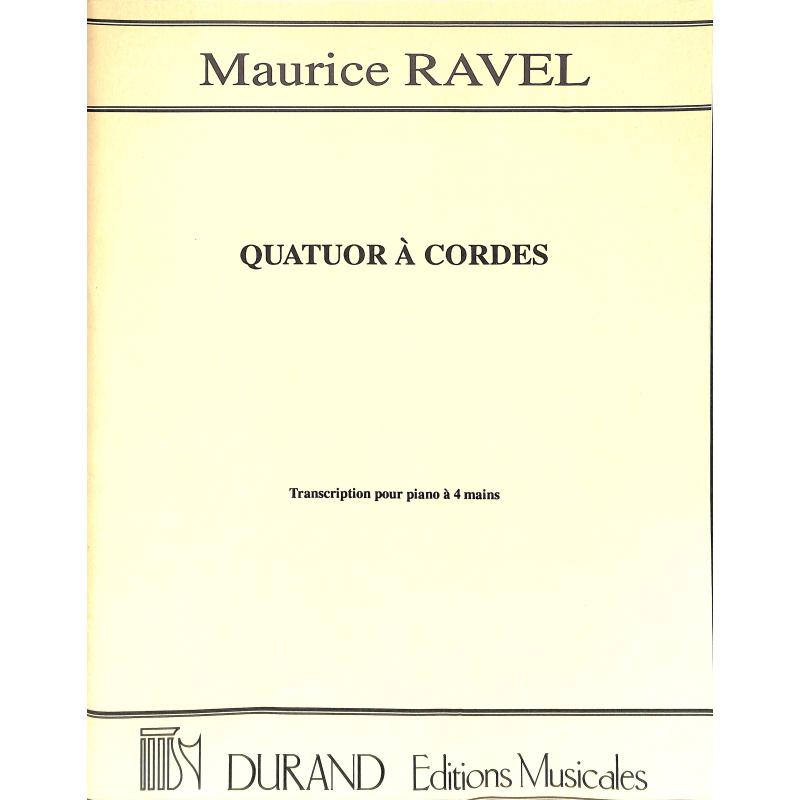 Titelbild für DR 7951 - Quatuor a cordes F-Dur