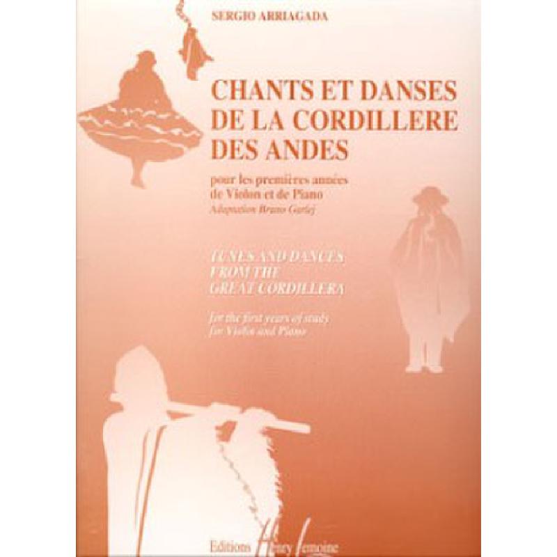Titelbild für LEMOINE 26649 - CHANTS ET DANSES DE LA CORDILLERE DES ANDES