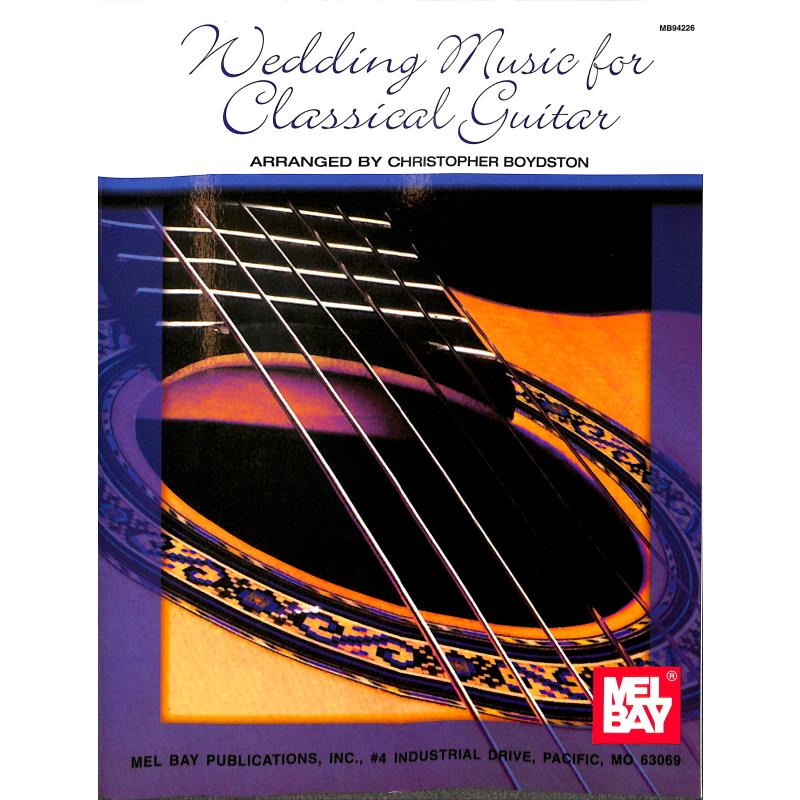 Titelbild für MB 94226 - WEDDING MUSIC FOR CLASSICAL GUITAR