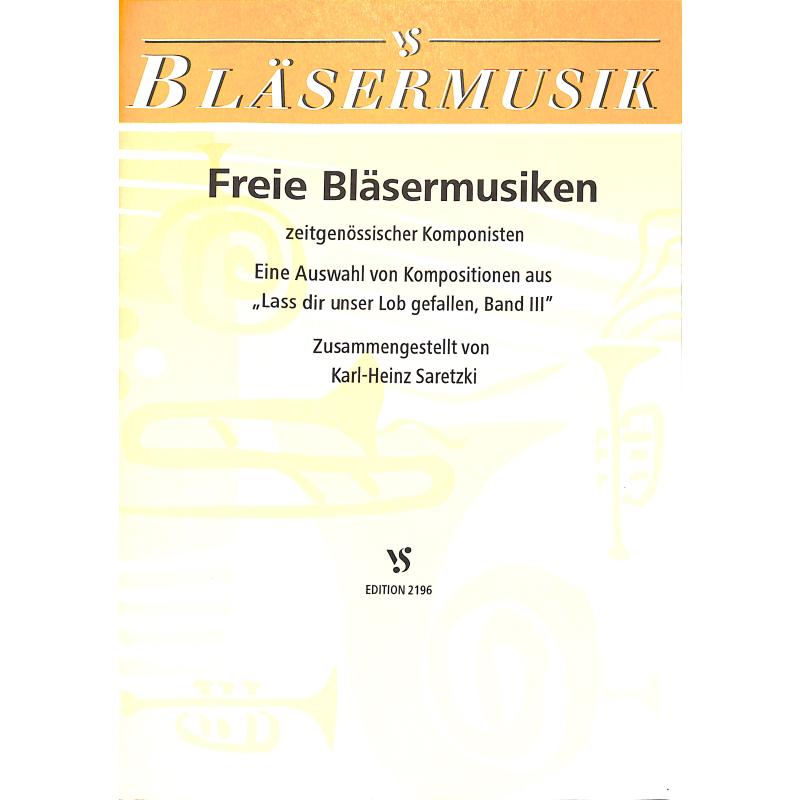 Titelbild für VS 2196 - FREIE BLAESERMUSIKEN