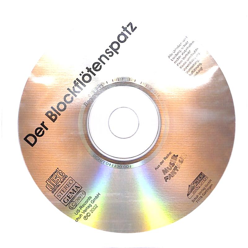 Titelbild für SCHUH 224-CD - DER BLOCKFLOETENSPATZ 1